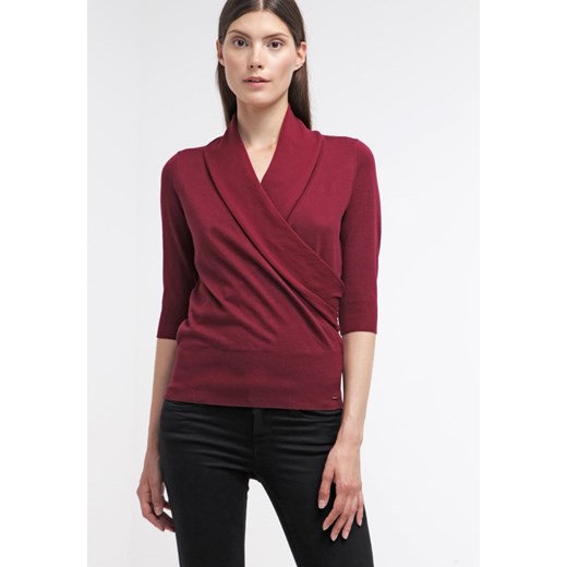 Morgan MIME Sweter bordeaux zalando czerwony Odzież