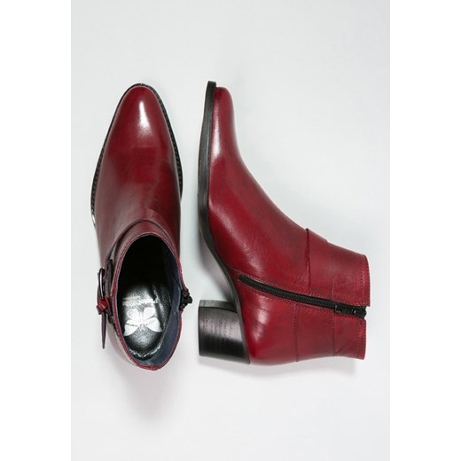 Pinto Di Blu Ankle boot rouge zalando czerwony bez wzorów/nadruków