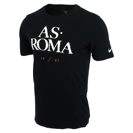 Koszulka Nike AS Roma Tee M 689673-010 hurtowniasportowa-net czarny bawełna