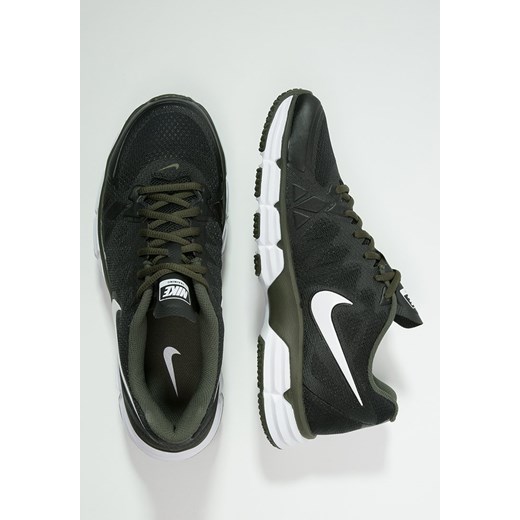 Nike Performance DUAL FUSION TR 6 Obuwie treningowe black/white/cargo khaki zalando czarny fitness