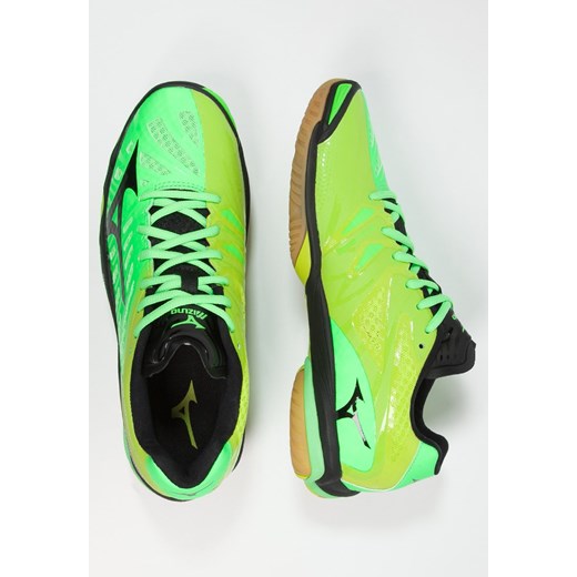 Mizuno WAVE MIRAGE Obuwie do piłki ręcznej neon green/black/lime punch zalando zielony sportowy