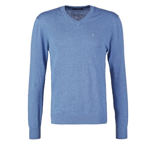 Esprit Sweter marathon blue melange zalando niebieski abstrakcyjne wzory