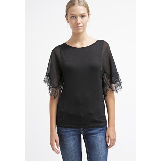 Anna Field Tshirt z nadrukiem black zalando czarny casual