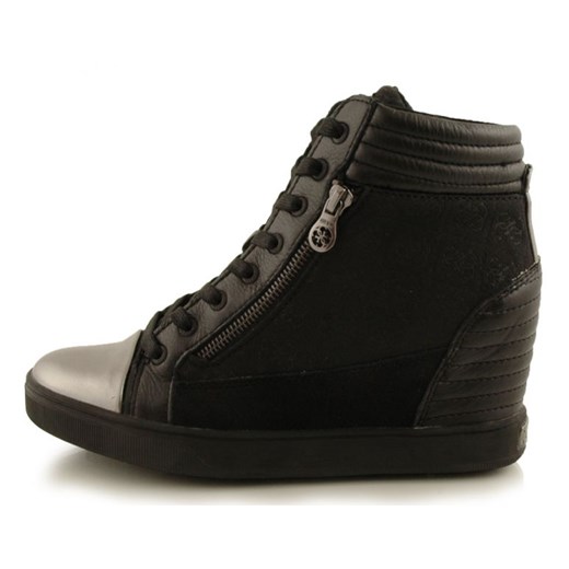 Sneakersy Guess FL4JNT-FAL12 Black 2052-066 zebra-buty-pl czarny Sneakersy damskie