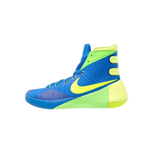 Nike Performance HYPERDUNK 2015 Obuwie do koszykówki soar/volt/green strike zalando niebieski Buty do koszykówki męskie