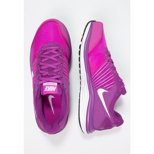 Nike Performance DUAL FUSION X Obuwie do biegania Amortyzacja pink flash/sunset glow/pink pow/fuchsia glow zalando fioletowy do biegania