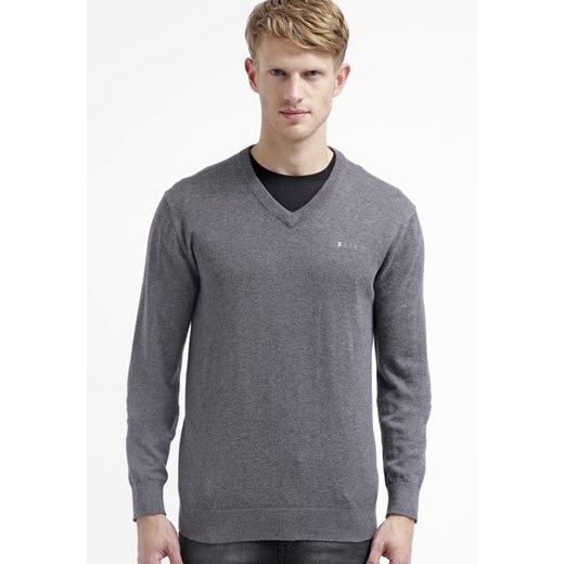 Esprit Sweter medium grey melange zalando szary casual