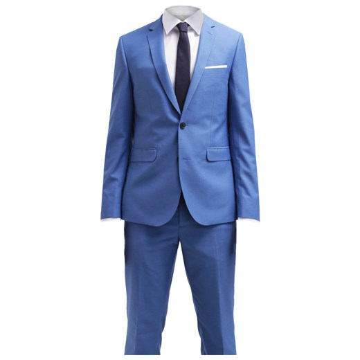 Burton Menswear London Garnitur blue zalando niebieski abstrakcyjne wzory