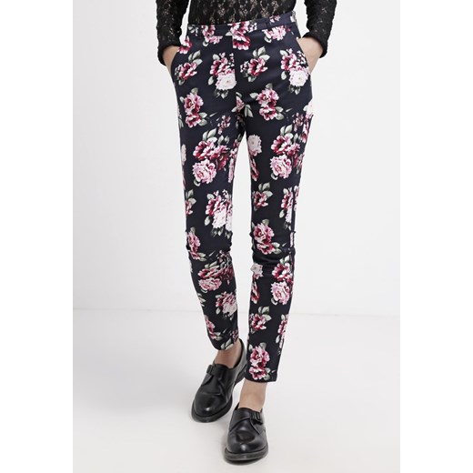 mint&berry Spodnie materiałowe navy blazer zalando  casual