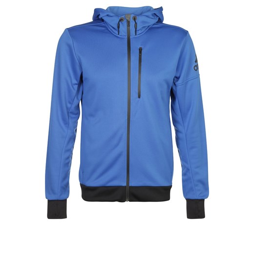 adidas Performance Bluza rozpinana blue zalando niebieski Bluzy męskie rozpinane