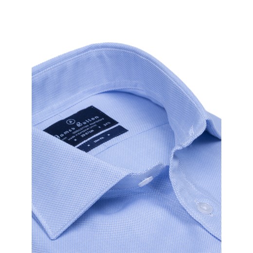 Plain Light Blue  Luxury Royal Oxford Slim Fit Shirt