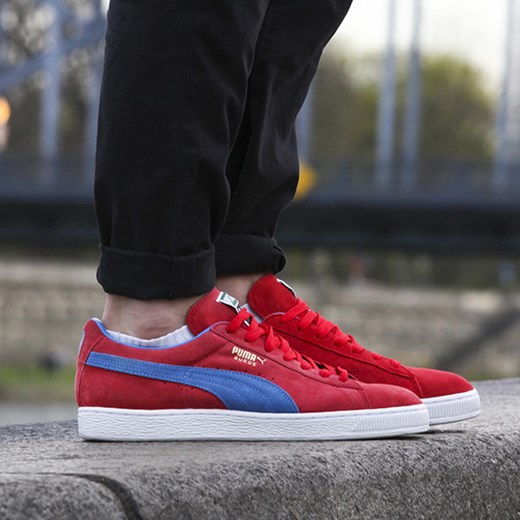 BUTY PUMA SUEDE CLASSIC+ 356568 02 sneakerstudio-pl czerwony skóra