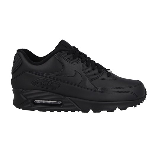 BUTY MĘSKIE SNEAKERSY NIKE AIR MAX 90 LEATHER 302519 001 sneakerstudio-pl czarny lato