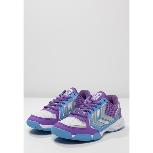 Hummel CELESTIAL X5 Obuwie do piłki ręcznej purple zalando niebieski płaska podeszwa