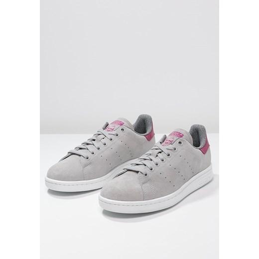adidas Originals STAN SMITH Tenisówki i Trampki solid grey/berry zalando szary lato