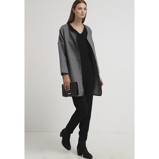 someday. VALERIE Płaszcz wełniany /Płaszcz klasyczny raven grey zalando czarny jesień