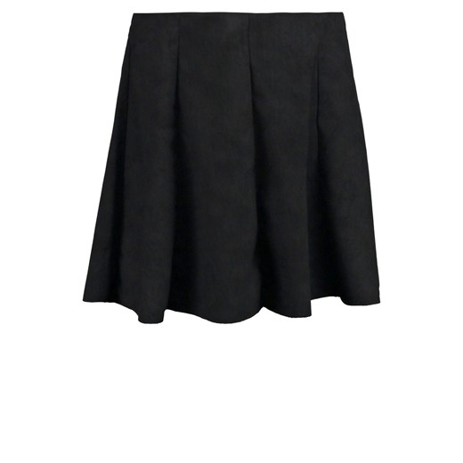 ONLY ONLNEOLINE  Spódnica mini black zalando czarny bez wzorów/nadruków