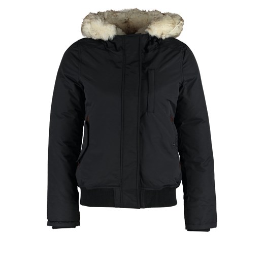 Schott NYC FREYA Kurtka puchowa navy zalando czarny bawełna
