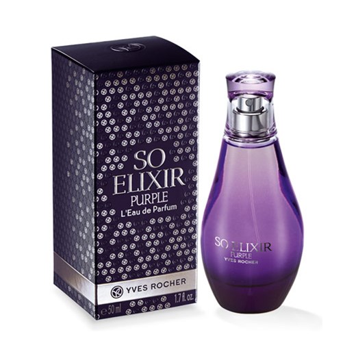Woda perfumowana So Elixir Purple 50 ml yves-rocher fioletowy 