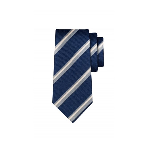 Granatowy krawat Wólczanka wolczanka granatowy elegancki