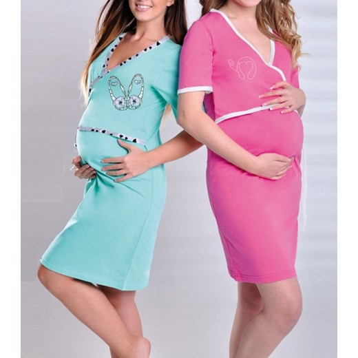koszula dla kobiet w ciąży i matek karmiących ASIA różne kolory moraj rozowy róże