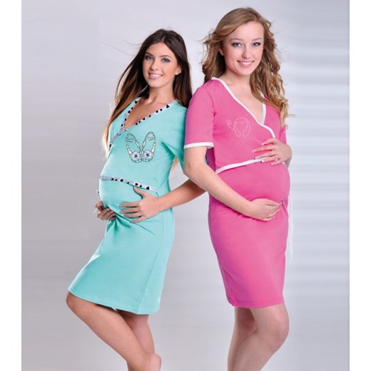 koszula dla kobiet w ciąży i matek karmiących ASIA różne kolory moraj rozowy bawełna