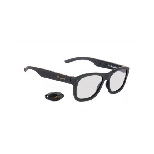 CAPRI Black ALAs z klipsem glassini szary casual