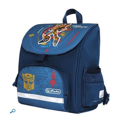 Herlitz, Tornister szkolny, Mini Soft, Transformers - Darmowa dostawa do salonów empik! smyk-com granatowy Transformers