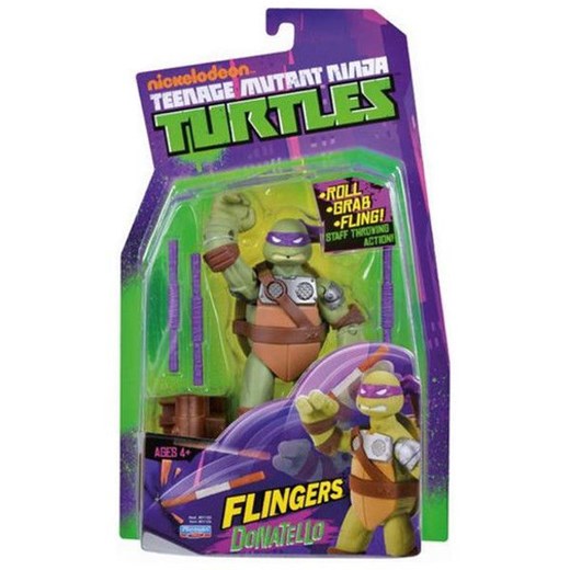 Playmates Toys, Wojownicze Żółwie Ninja, figurka Donatello - Darmowa dostawa do salonów empik! smyk-com fioletowy