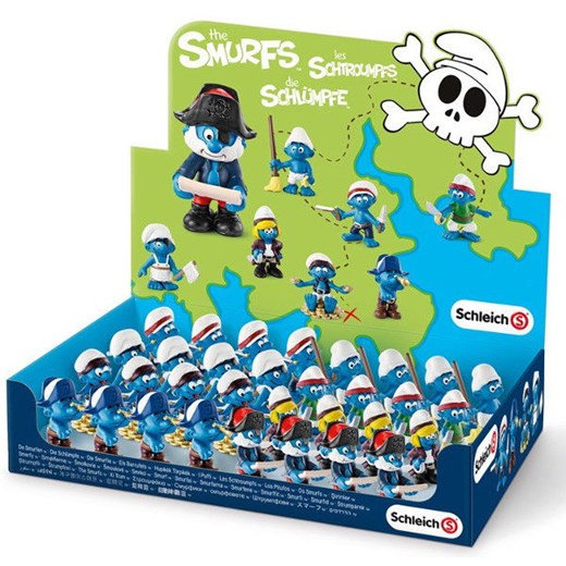Schleich, Smerfy, figurki, 32 szt. - Darmowa dostawa do salonów empik! smyk-com zielony