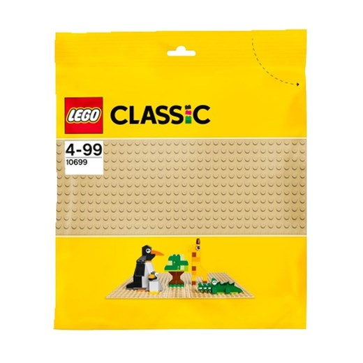 Lego Classic, Piaskowa płytka konstrukcyjna, 10699 - Darmowa dostawa do salonów empik! smyk-com zolty