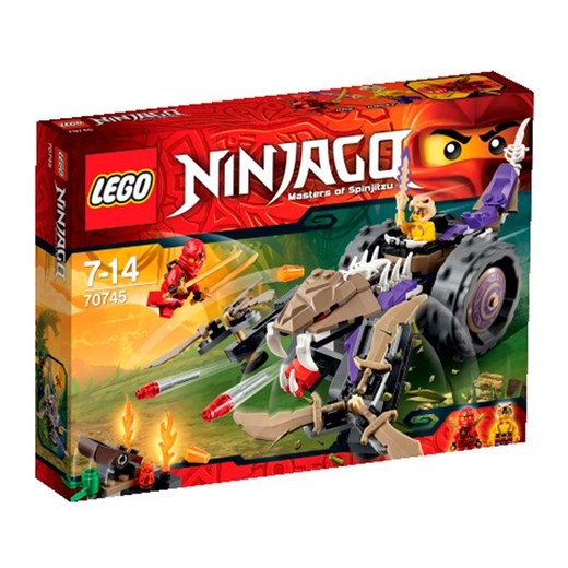 Lego Ninjago, klocki Niszczyciel Anacondrai, 70745 - Darmowa dostawa do salonów empik! smyk-com brazowy 