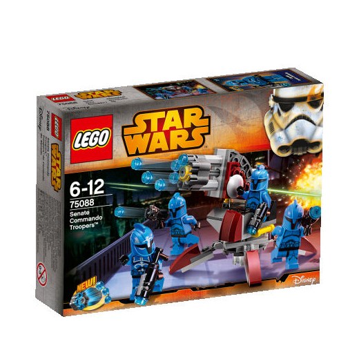 Lego Star Wars, klocki Komandosi Senatu, 75088 - Darmowa dostawa do salonów empik! smyk-com niebieski 