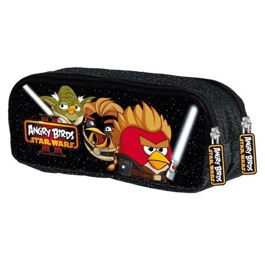 St-Majewski, Angry Birds Star Wars, piórnik saszetka dwukomorowa - Darmowa dostawa do salonów empik! smyk-com czarny