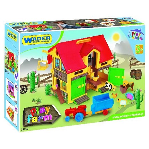 Wader, Play House, domek dla lalek Farma - Darmowa dostawa do salonów empik! smyk-com zielony
