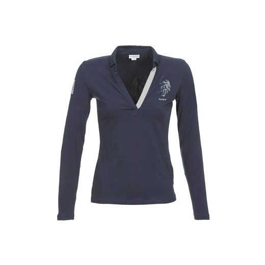 U.S Polo Assn. Koszulki polo z długim rękawem NEW YORK U.S Polo Assn. spartoo szary damskie