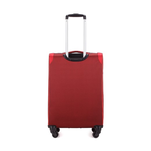 56-3-48Z-3 Komplet walizek na kółkach wittchen czerwony poliester