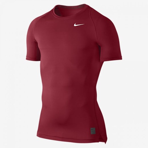 Koszulka termoaktywna Nike Cool Compression SS M 703094-687 hurtowniasportowa-net czerwony duży