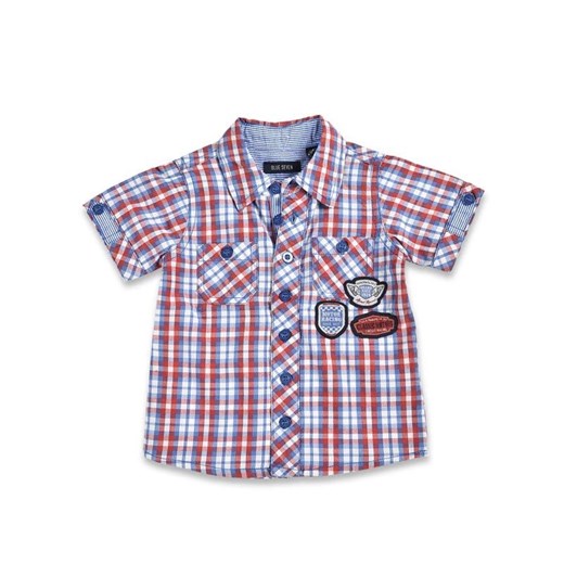 Blue Seven, Koszula chłopięca z krótkim rękawem, rozmiar 80 - Odzież dziecięca w promocji 3za2!