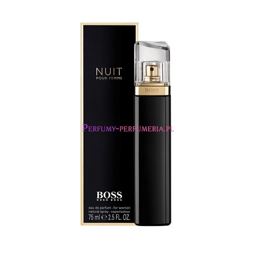 Hugo Boss Boss Nuit Pour Femme 50ml W Woda perfumowana perfumy-perfumeria-pl czarny wieczorowe