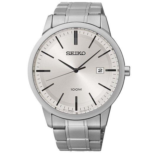 Zegarek męski Seiko Classic SGEH07P1 minuta-pl szary klasyczny