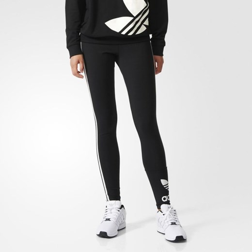 Spodnie adidas ORIGINALS 3 Stripes Leggings W AB2067 hurtowniasportowa-net czarny bawełna