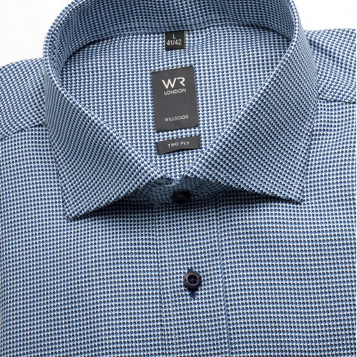 Koszula WR London (wzrost 176/182) taliowana willsoor-sklep-internetowy niebieski koszule