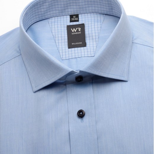 Koszula WR London (wzrost 176/182) taliowana willsoor-sklep-internetowy niebieski koszule