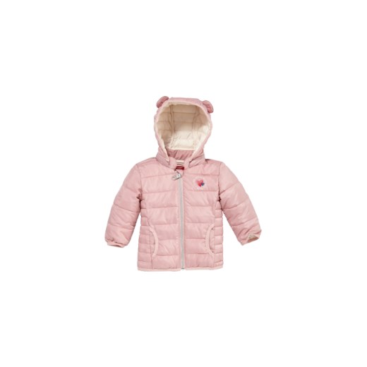 s.OLIVER Girls Mini Kurtka zimowa light pink pinkorblue-pl rozowy kaptur