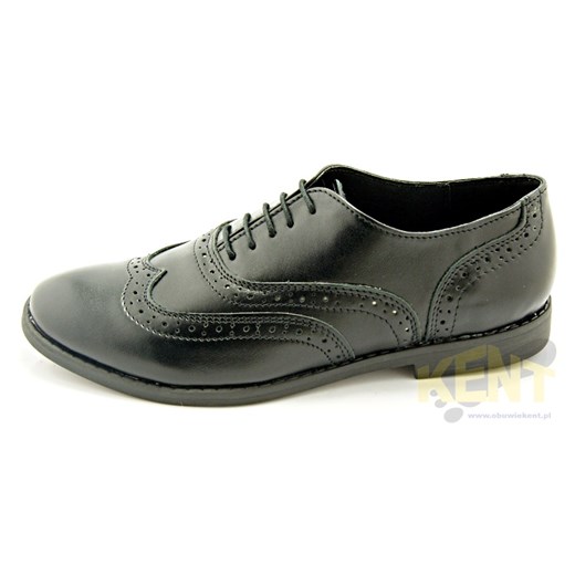 KENT 065N CZARNE - Klasyka, buty klasyczne w pięknym wydaniu, skóra sklep-obuwniczy-kent szary wieczorowe