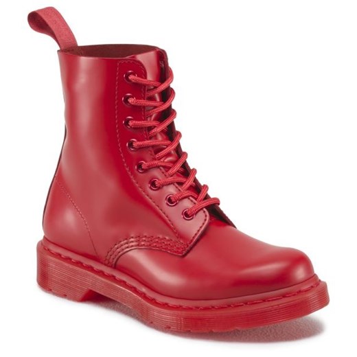 Dr. Martens Pascal Poppy Red heavyduty-pl czerwony bez wzorów