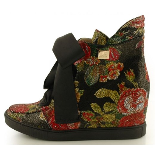 Sneakersy BALDOWSKI D01022/Snik/002 Czarny Alaska 2052-021 zebra-buty-pl zielony Sneakersy damskie
