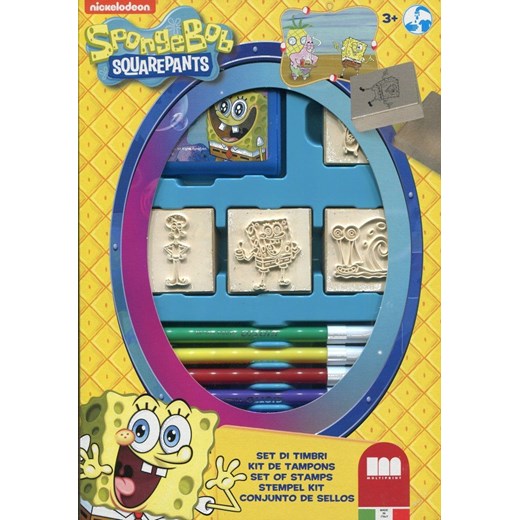 Sponge Bob, Pieczątki - Odzież dziecięca w promocji 3za2! empik szary 
