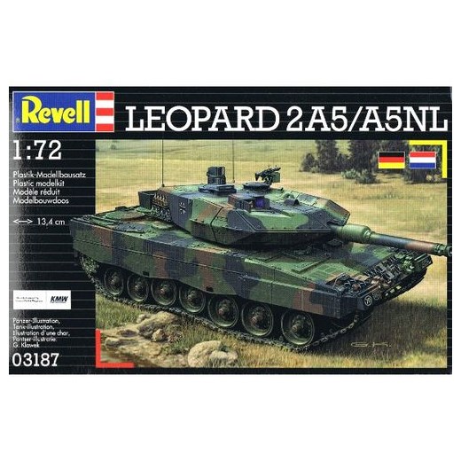 Revell, Leopard 2A5/A5NL, model do sklejania - Darmowa dostawa do salonów empik! smyk-com szary 